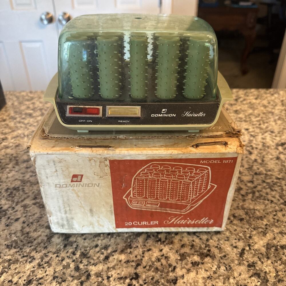 Vintage Dominion 20 Curler Hairsetter Model 1871